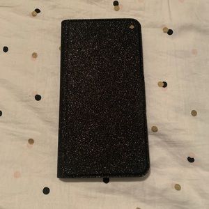 Kate spade glitter phone wallet